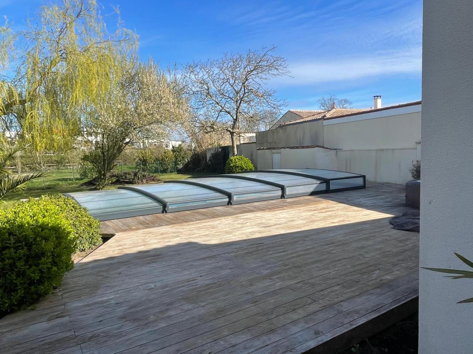 Maison Piscine A 3' De La Mer. Yves Exterior foto
